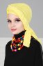 Theresa - Geel Katoen Turban - Ayse Turban