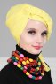 Theresa - Geel Katoen Turban - Ayse Turban
