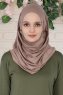 Wilda - Taupe Katoenen Hijab