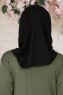 Wilda - Zwart Katoenen Hijab