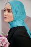 Serap - Turkoois Bamboo Crash Hijab