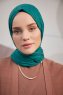 Serap - Donkergroen Bamboo Crash Hijab