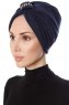 Bahar - Marineblauw Turban