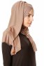 Betul - Donker Taupe 1X Jersey Hijab - Ecardin