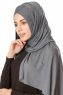 Betul - Donker Grijs 1X Jersey Hijab - Ecardin