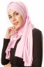 Betul - Roze 1X Jersey Hijab - Ecardin