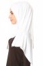 Betul - Wit 1X Jersey Hijab - Ecardin