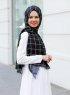Betulle - Zwart Gevormde Hijab - Sal Evi