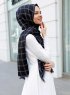 Betulle - Zwart Gevormde Hijab - Sal Evi