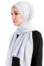 Burcu Grå Chiffon Hijab Madame Polo 130028-2