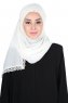 Carin - Creme Praktisch Chiffon Hijab