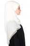 Carin - Creme Praktisch Chiffon Hijab