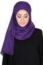 Carin - Purper Praktisch Chiffon Hijab