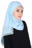 Carin - Lichtblauw Praktisch Chiffon Hijab