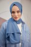 Silky Plain - Blauw Hijab