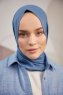 Silky Plain - Blauw Hijab