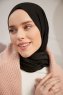 Silky Plain - Zwart Hijab