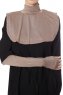 Derin - Donker Taupe Nek Cover & Mouwen