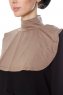 Derin - Donker Taupe Nek Cover & Mouwen