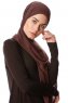 Derya - Bruin Praktisch Chiffon Hijab