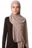Derya - Licht Taupe Praktisch Chiffon Hijab