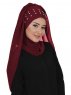 Diana Bordeaux Praktisk Hijab Sjal Ayse Turban 326206c