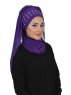 Diana Lila Praktisk Hijab Sjal Ayse Turban 326208c
