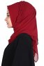 Disa - Bordeaux Praktisch Chiffon Hijab