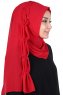 Disa - Rood Praktisch Chiffon Hijab