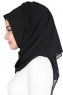 Disa - Zwart Praktisch Chiffon Hijab