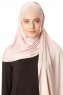 Duru - Oudroze & Licht Taupe Jersey Hijab