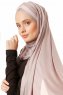 Duru - Steen Grijs & Oudroze Jersey Hijab