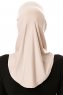Elif - Licht Taupe Sport Hijab - Ecardin