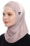 Elif - Steen Grijs Sport Hijab - Ecardin