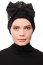 Enfleda - Zwart & Gold Turban