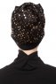 Enfleda - Zwart & Gold Turban
