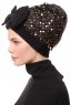 Enfleda - Zwart & Gold Turban