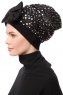 Enfleda - Zwart & Lichtgrijs Turban