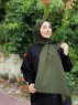 Ermina - Khaki Katoenen Hijab - Mirach