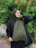 Ermina - Khaki Katoenen Hijab - Mirach