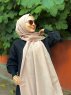 Ermina - Taupe Katoenen Hijab - Mirach