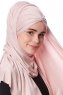 Eslem - Oudroze Pile Jersey Hijab - Ecardin