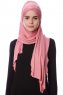 Eslem - Donker Roze Pile Jersey Hijab - Ecardin
