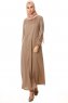 Esra - Taupe Jurk - Miss Halima
