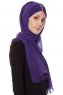 Evren - Purper Chiffon Hijab