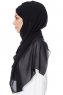 Evren - Zwart Chiffon Hijab