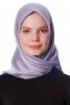 Eylul - Grijs Plein Rayon Hijab