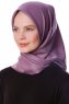 Eylul - Purper Plein Rayon Hijab