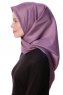 Eylul - Purper Plein Rayon Hijab