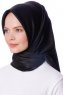 Eylul - Zwart Plein Rayon Hijab
